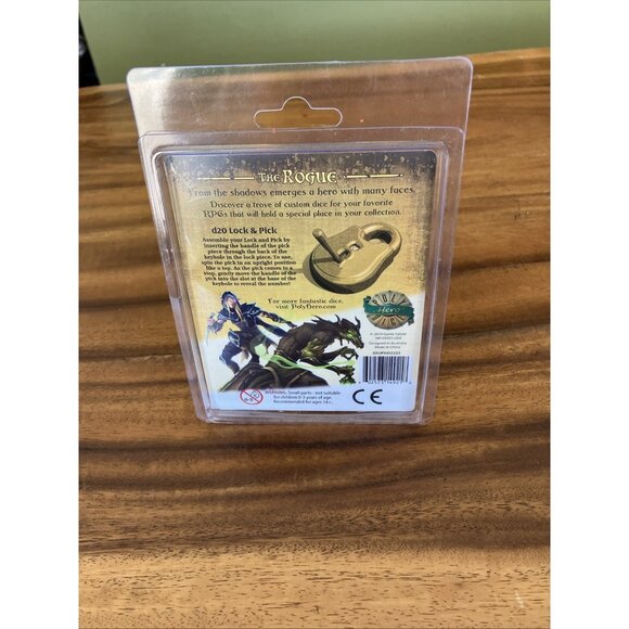 PolyHero Rogue d20 Lock and Pick Set D & D - Picture 9 of 11
